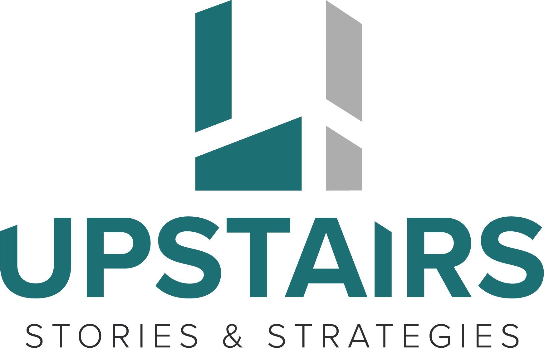 UPSTAIRS STORIES & STRATEGIES logo