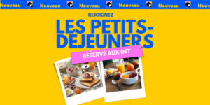 Petit-déjeuner IDET – réservé aux DET